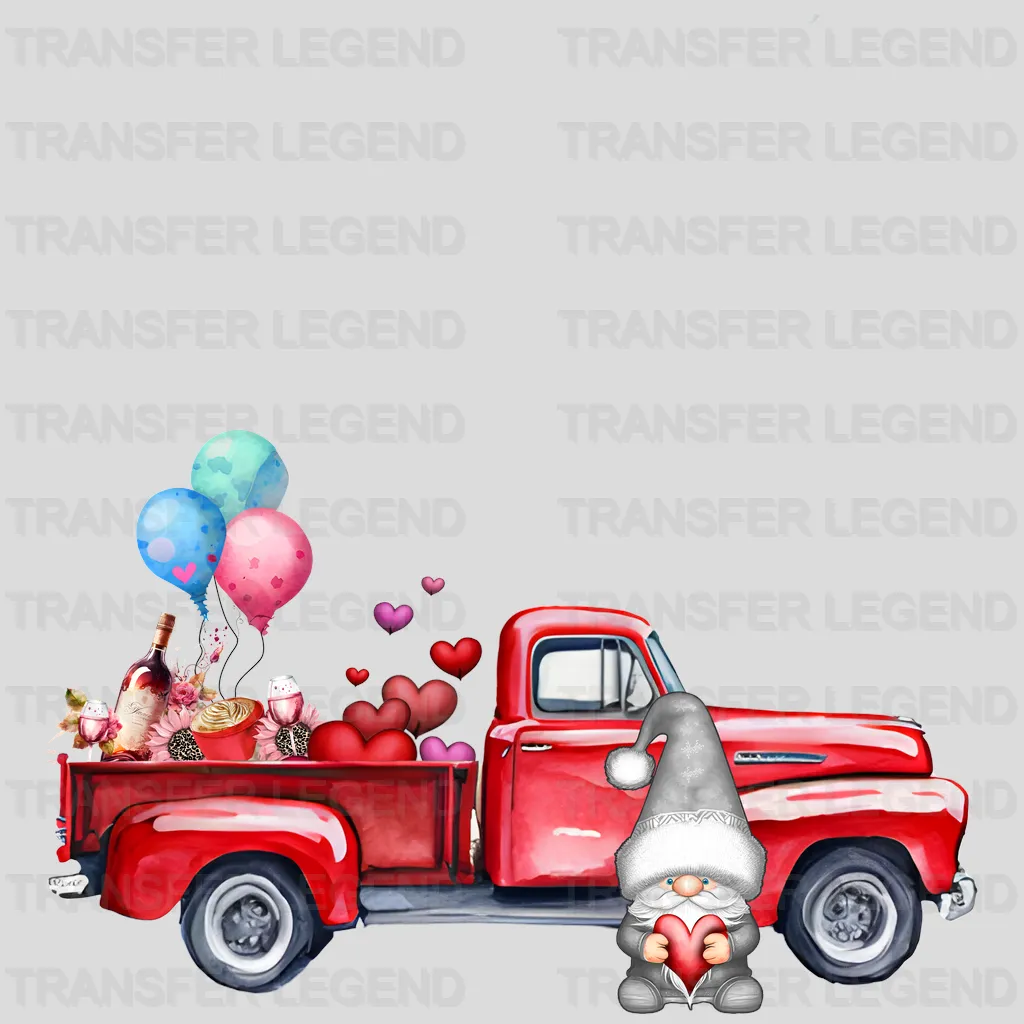 GNOME BALLOON TRUCK - DTF heat transfer - transferlegend