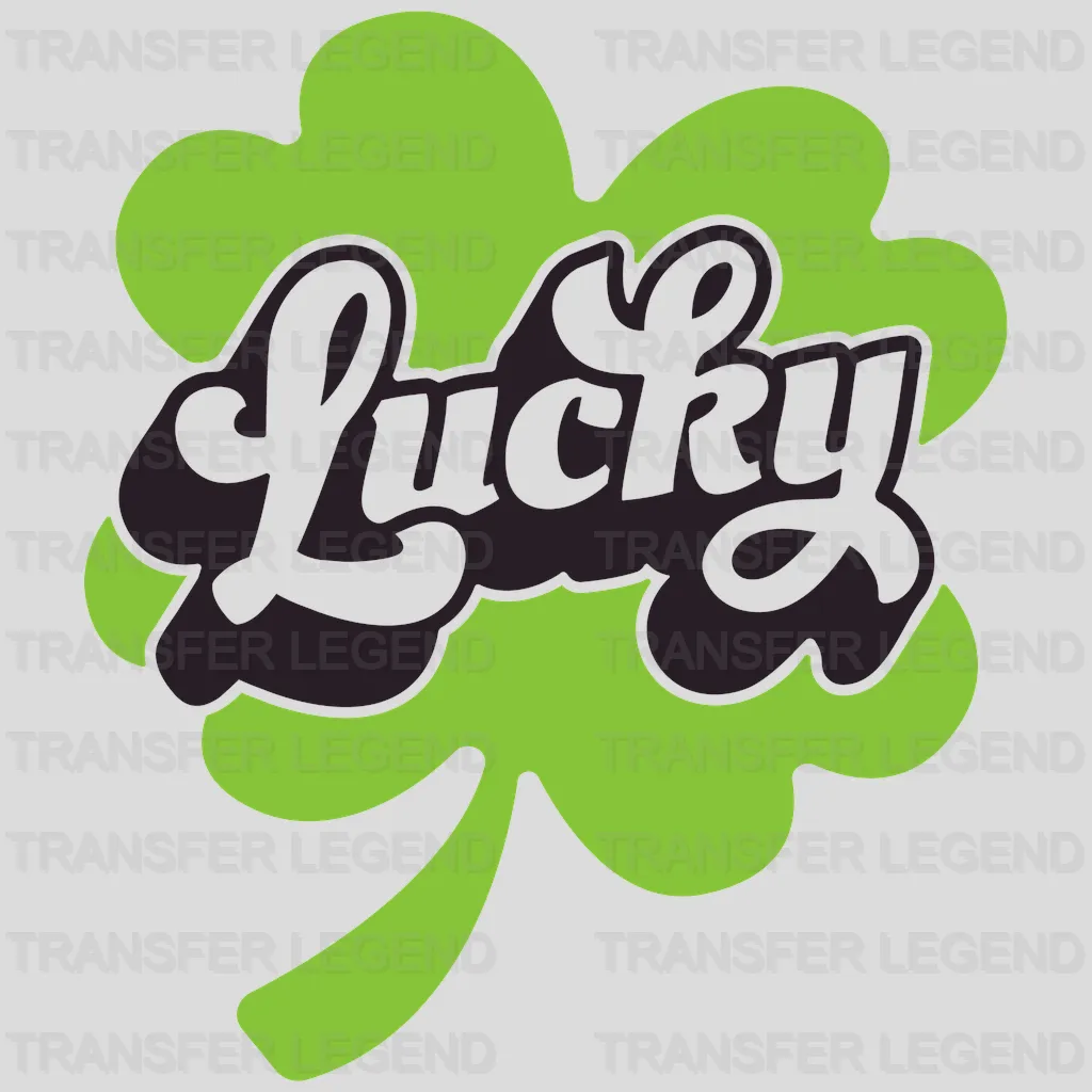 Lucky Clover St. Patrick's Day Design - DTF heat transfer - transferlegend