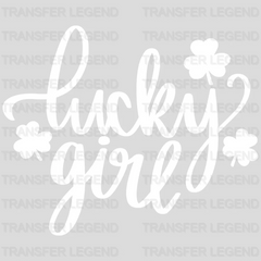 Lucky Girl St. Patrick's Day Design - DTF heat transfer - transferlegend