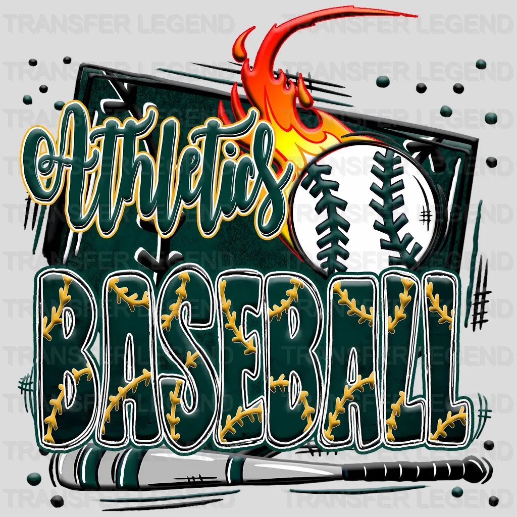 Oakland Athletics MLB Athletics DTF Iron On Transfer