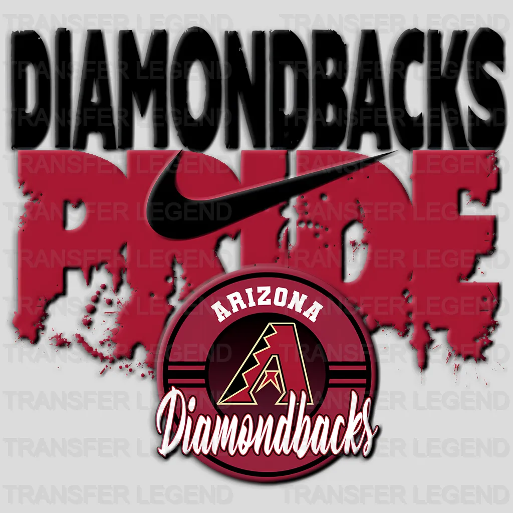 Arizona Diamondbacks MLB Pride DTF Iron On Transfer