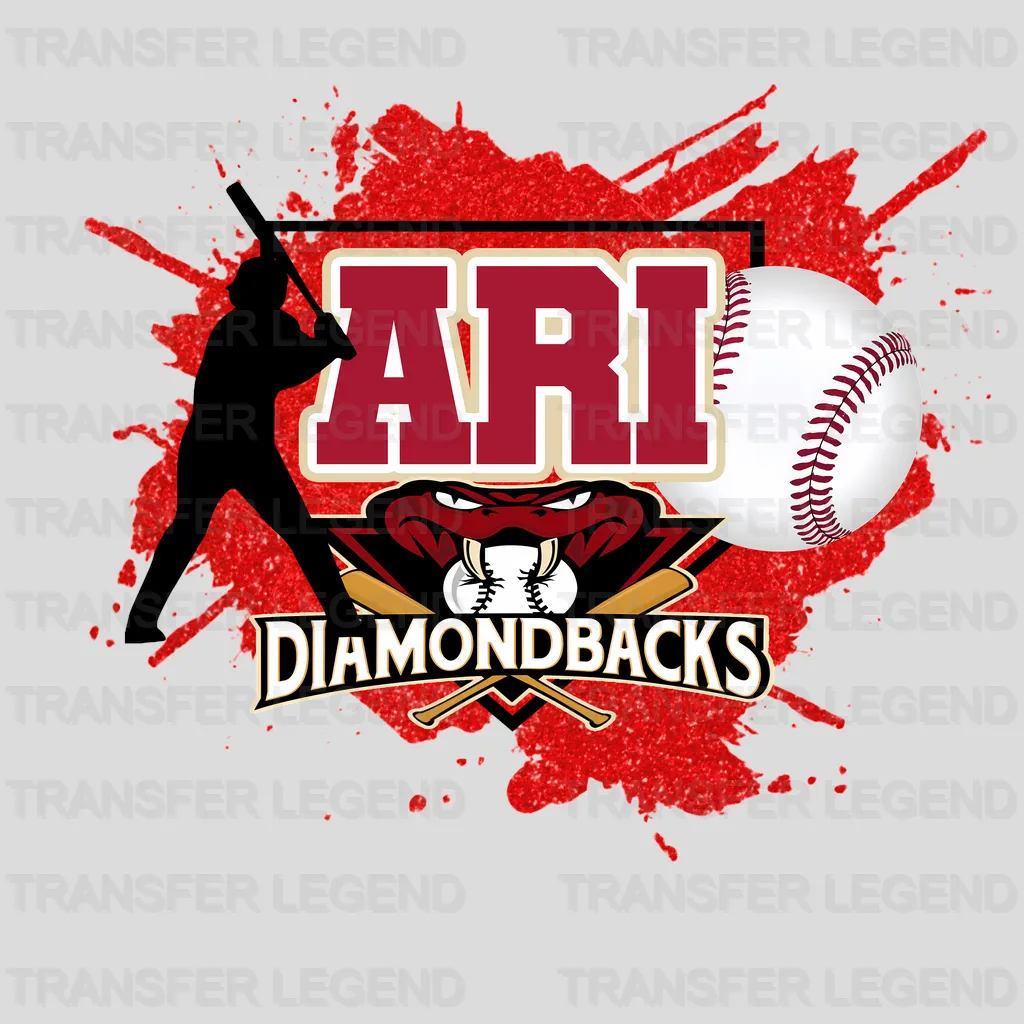 Arizona Diamondbacks MLB Ari DTF Iron On Transfer