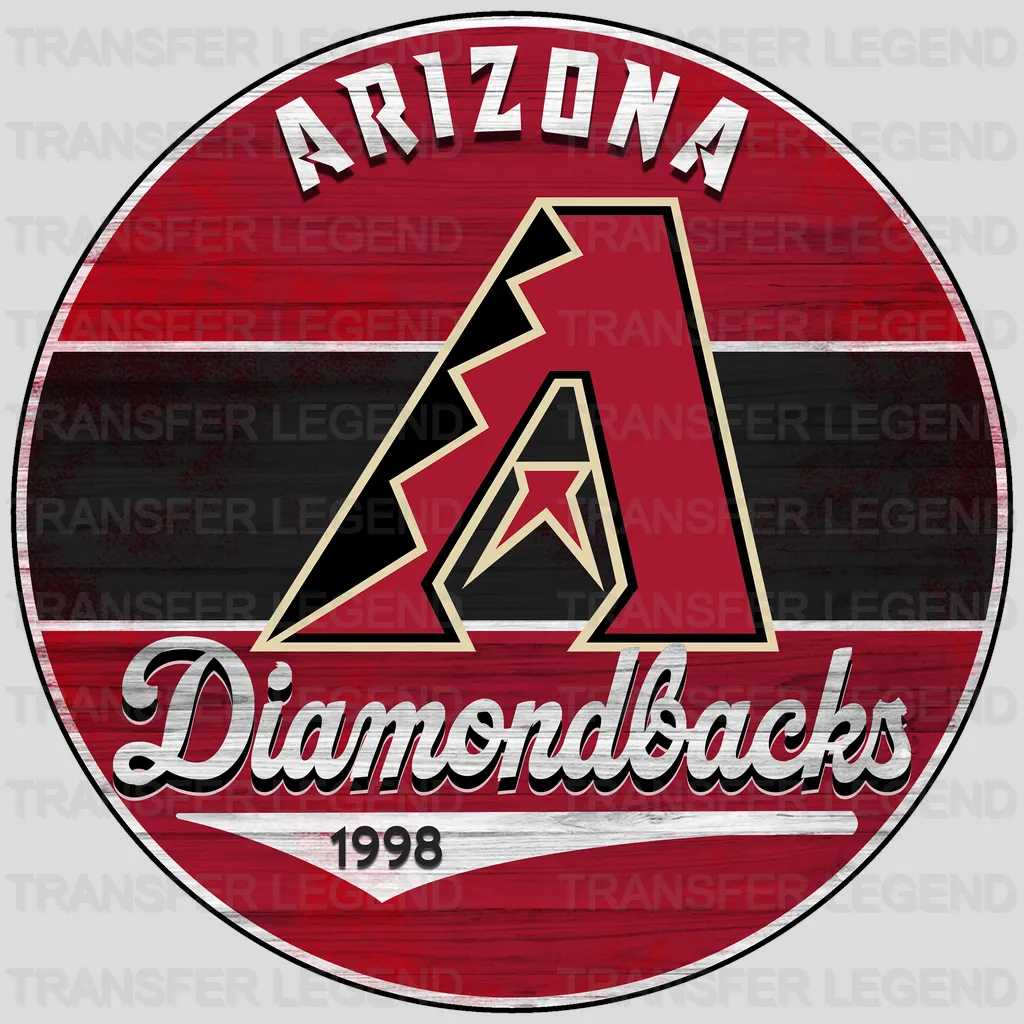 Arizona Diamondbacks MLB Est 1998 DTF Iron On Transfer