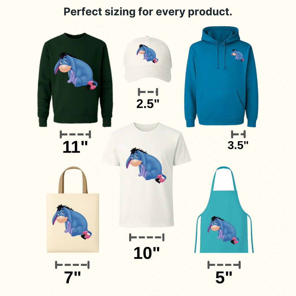 Eeyore Winnie the Pooh Disney Designs - DTF Heat Transfers