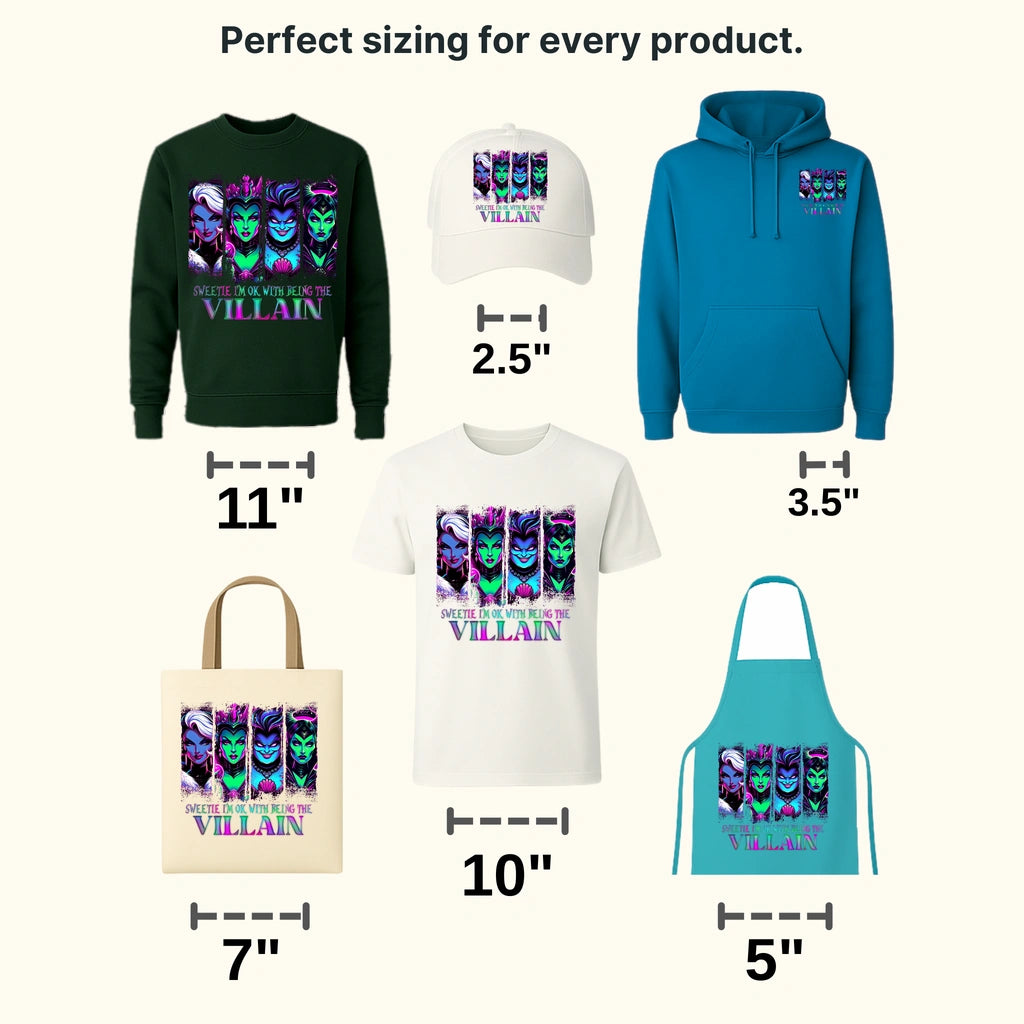 Being The Villain  Disney Designs - DTF Heat Transfers
