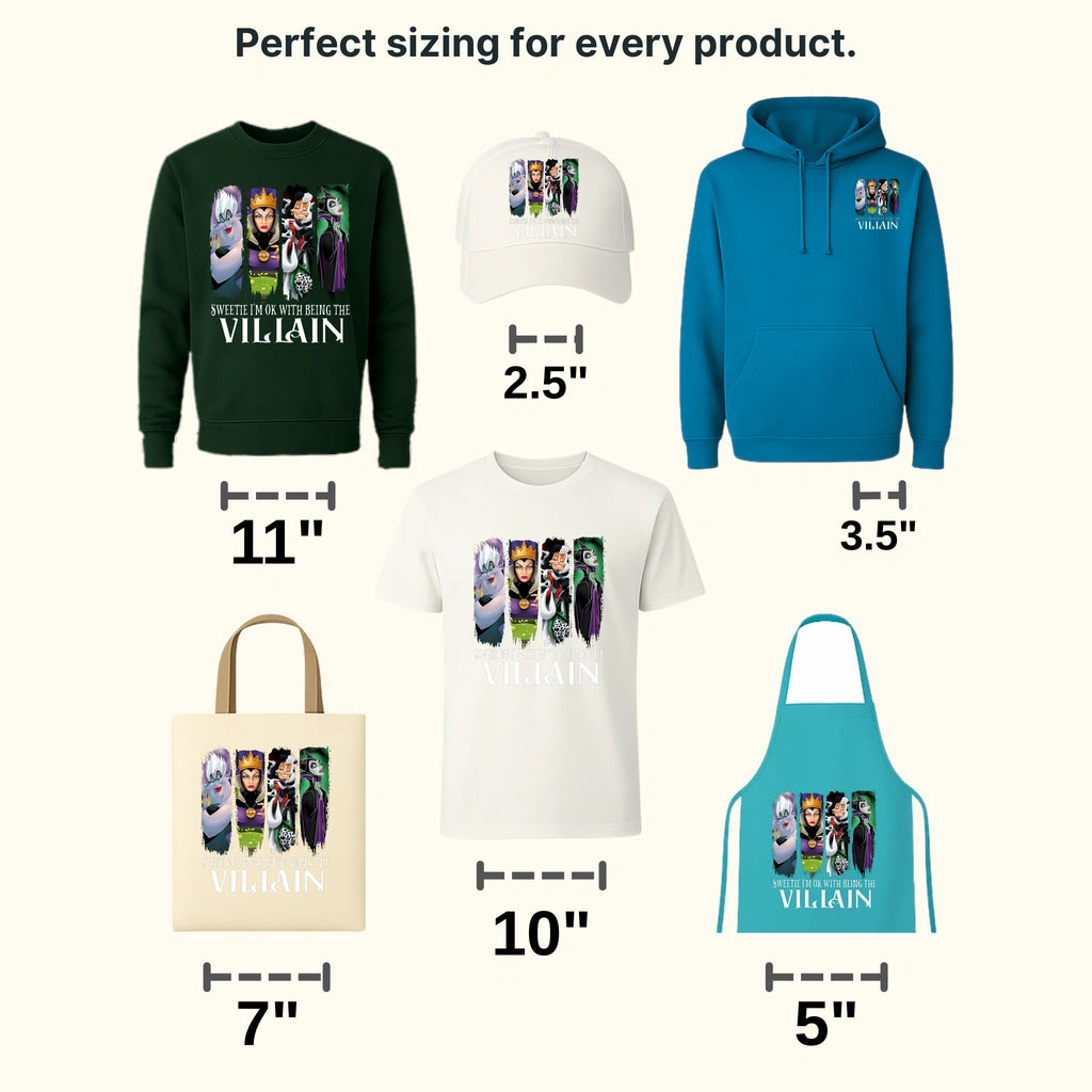 Who Is A Villain  Disney Designs - DTF Heat Transfers