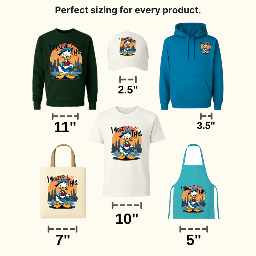 I Woke Up Like This Disney Designs - DTF Heat Transfers