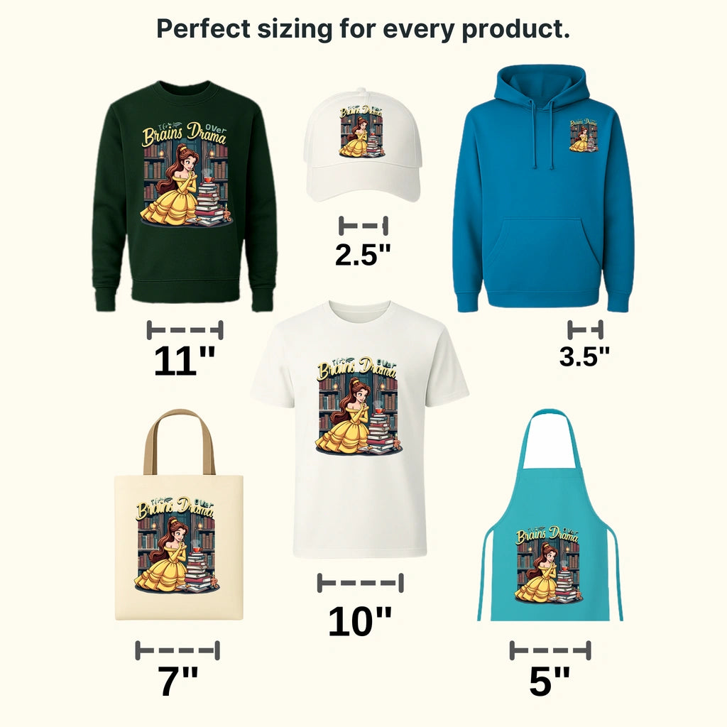 Brains Drama Disney Designs - DTF Heat Transfers