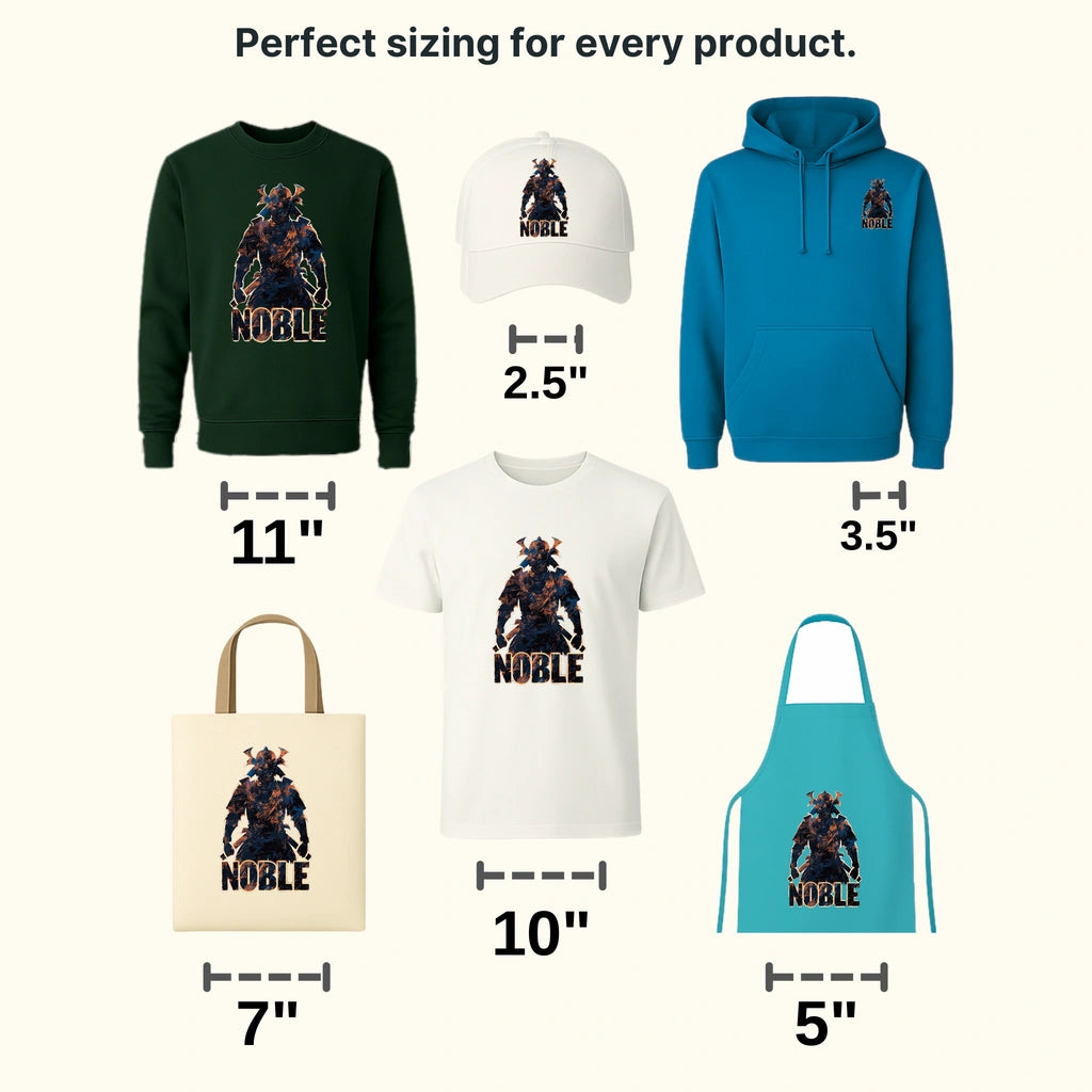 Noble Samurai Asian Design - DTF Heat Transfer - transferlegend