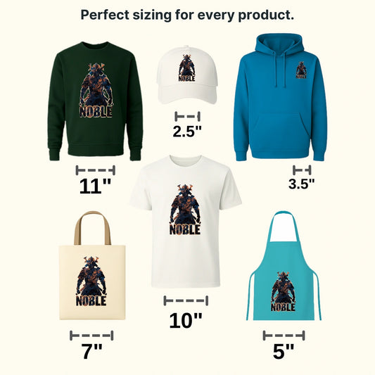 Noble Samurai Asian Design - DTF Heat Transfer - transferlegend