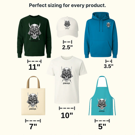 Samurai Forever Asian Design - DTF Heat Transfer - transferlegend