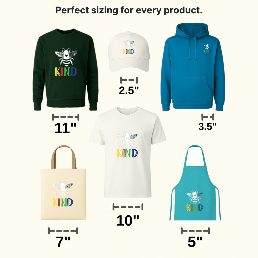 Bee Kind  Awareness Design - DTF heat transfer - transferlegend