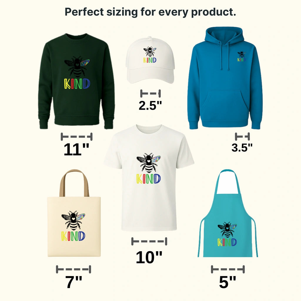 Bee Kind  Awareness Design - DTF heat transfer - transferlegend