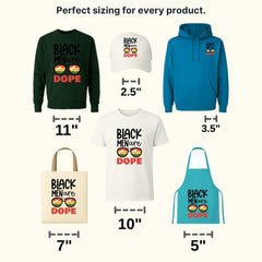Black Men Are Dope - BLM design DTF heat transfer - transferlegend