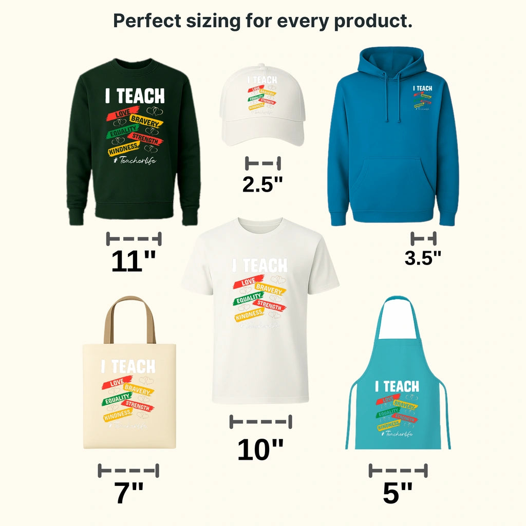 I Teach...- BLM design DTF heat transfer - transferlegend