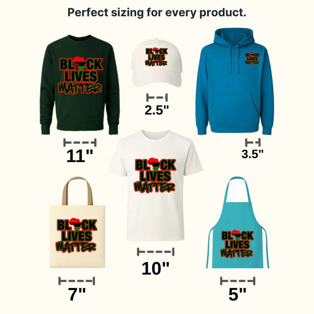 Black Lives Matter - BLM design DTF heat transfer - transferlegend