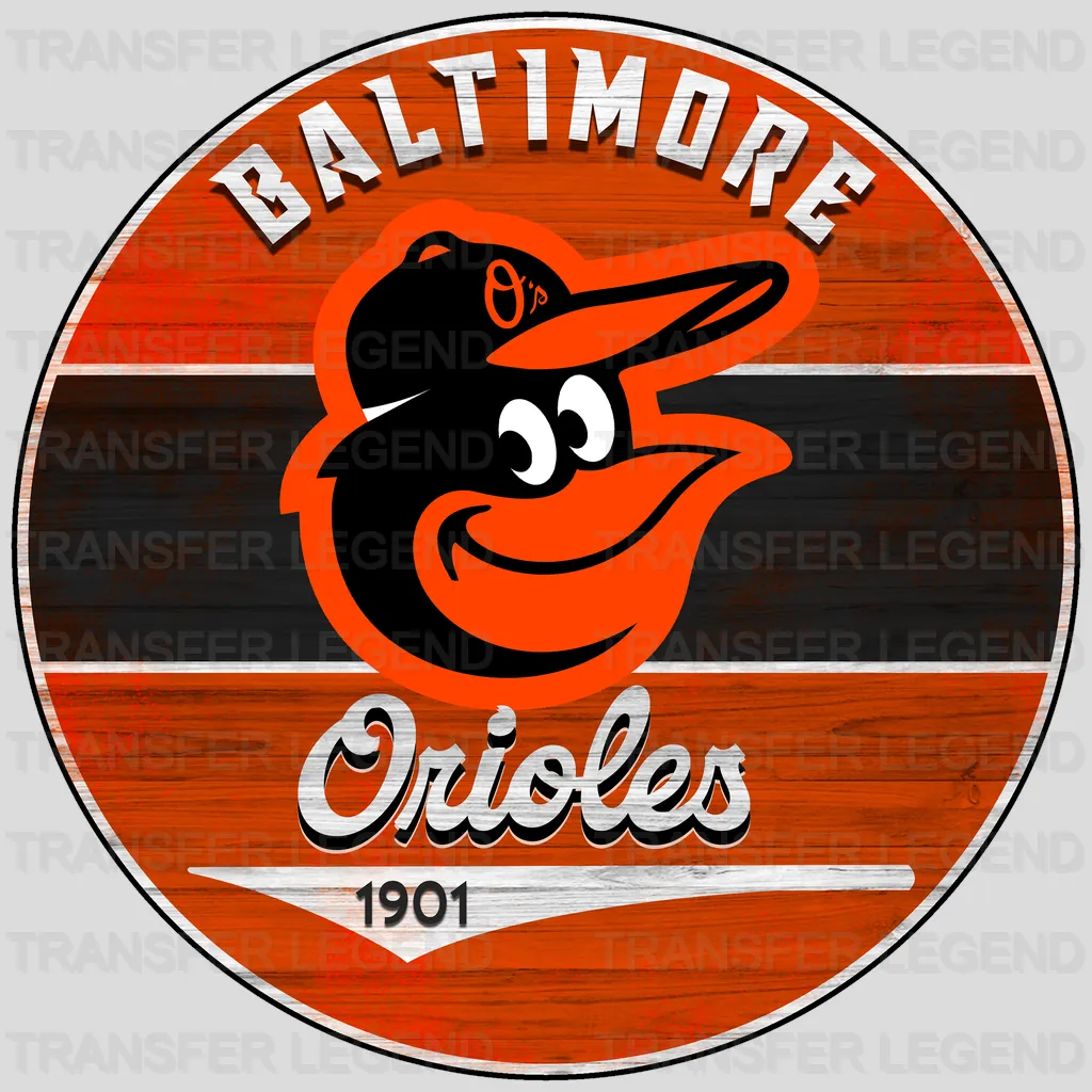 Baltimore Orioles MLB Est 1954 DTF Iron On Transfer