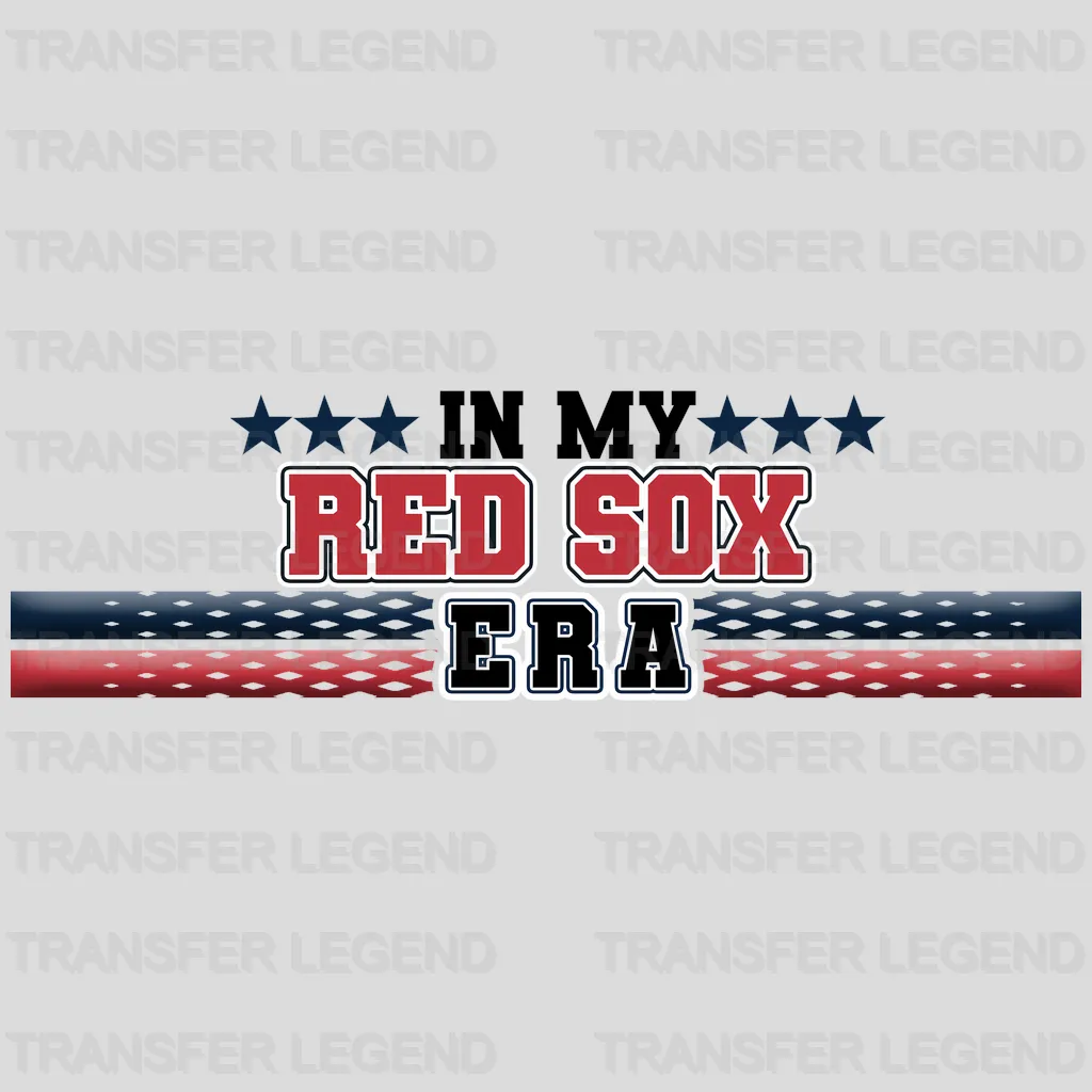 Boston Red Sox MLB Boston Red Red Sox Era DTF Iron On Transfer