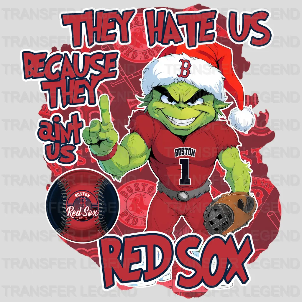 Boston Red Sox MLB Boston Red They Hate Us DTF Iron On Transfer