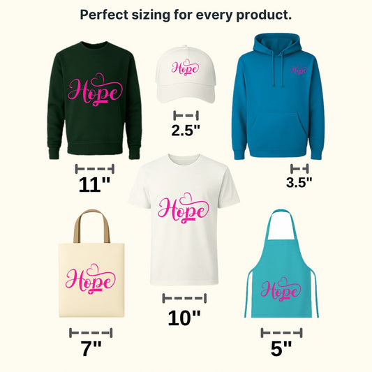 Hope Cancer Support Design - DTF heat transfer - transferlegend