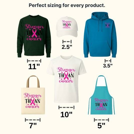 Stronger Than Cancer Support Design - DTF heat transfer - transferlegend