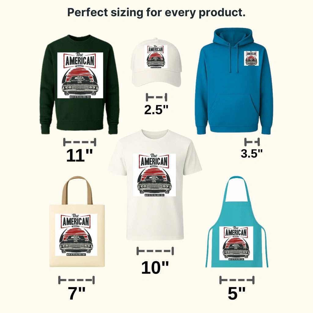 Cars Made In The USA Since !964 Clasic Car Designs - DTF Heat Transfer - transferlegend