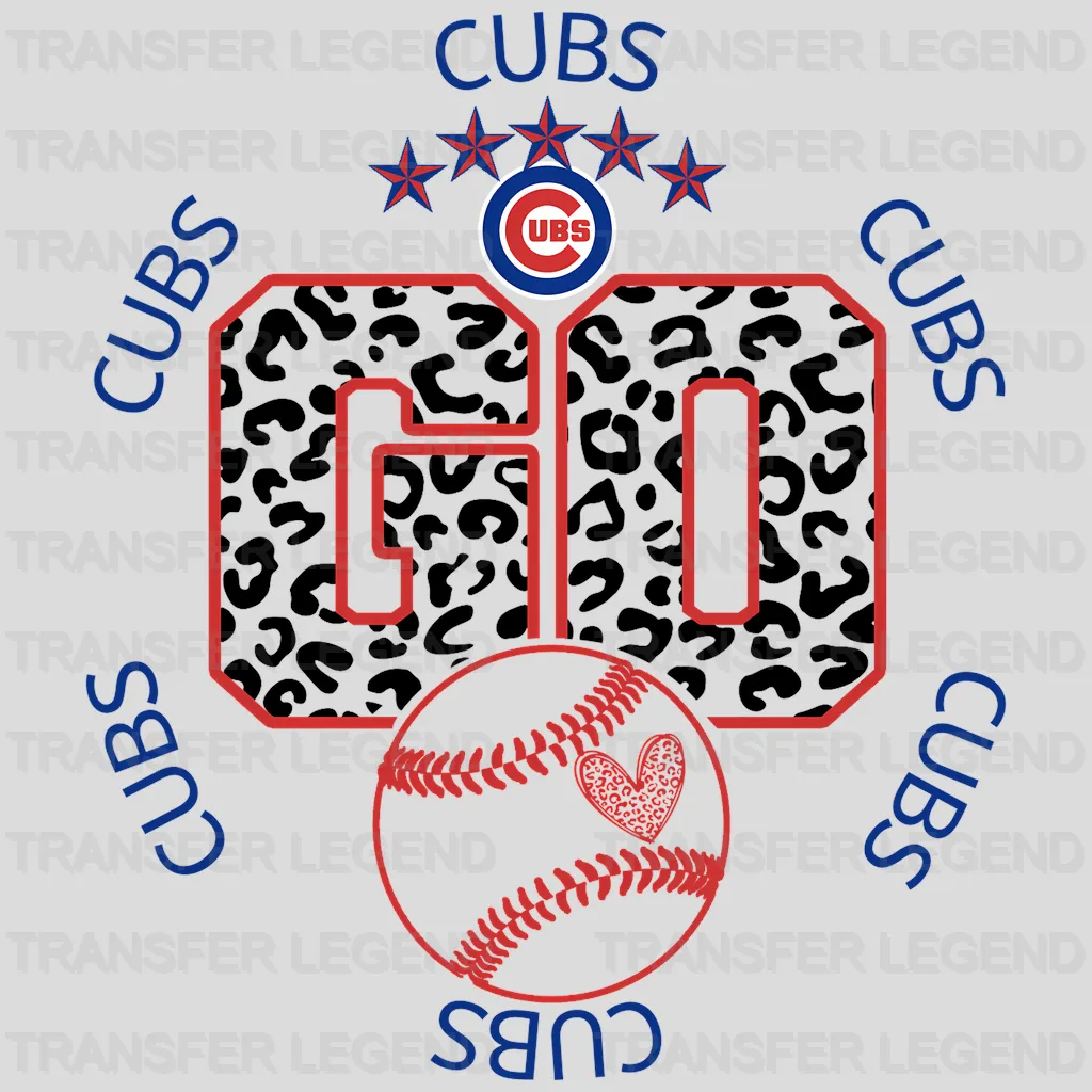Chicago Cubs MLB Cubs DTF Iron On Transfer