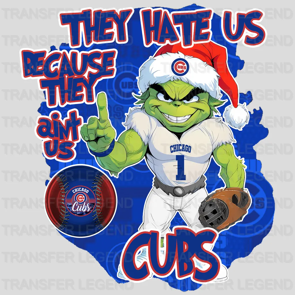 Chicago Cubs MLB They Hate Us DTF Iron On Transfer