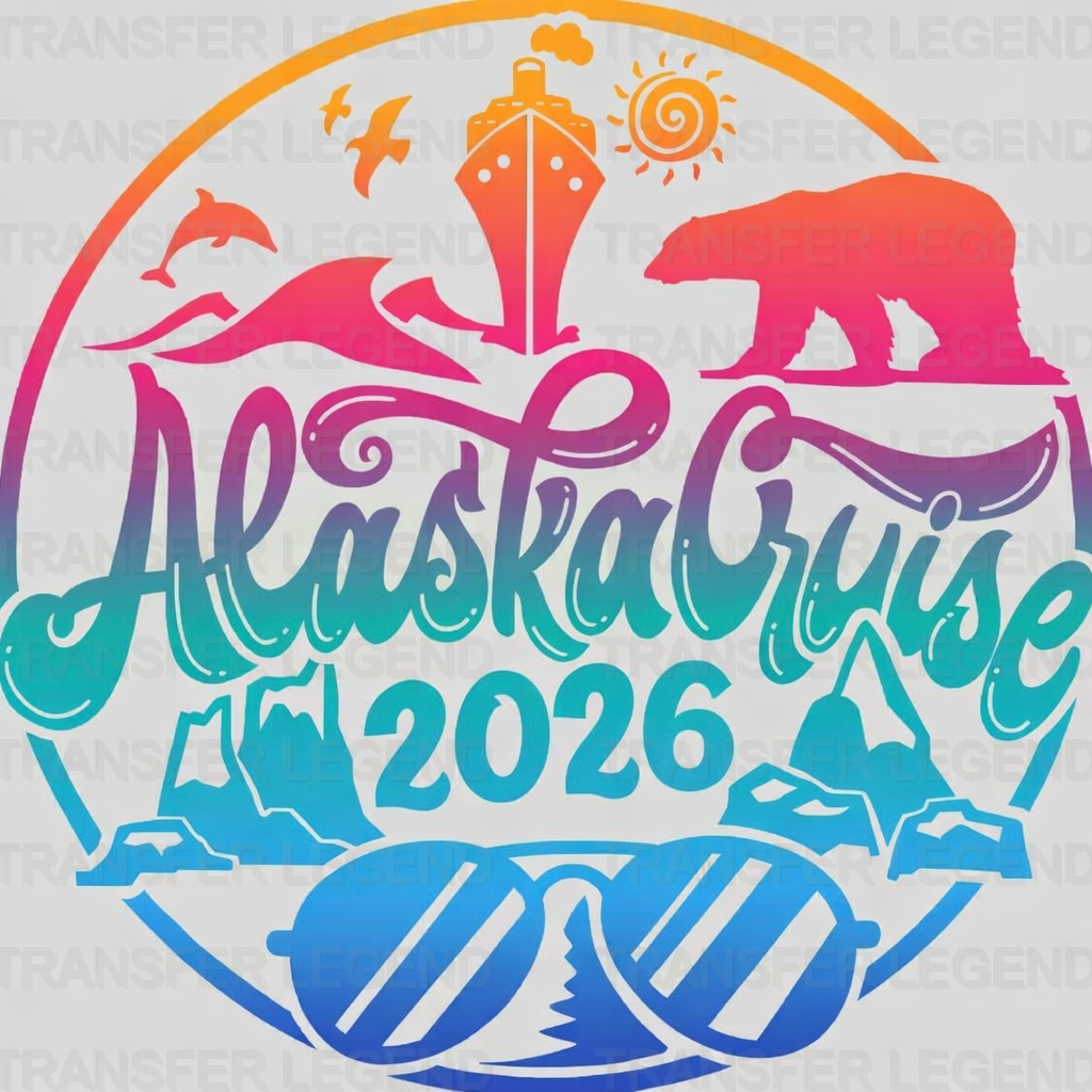 Alaska Cruise Family Trip DTF Transfer