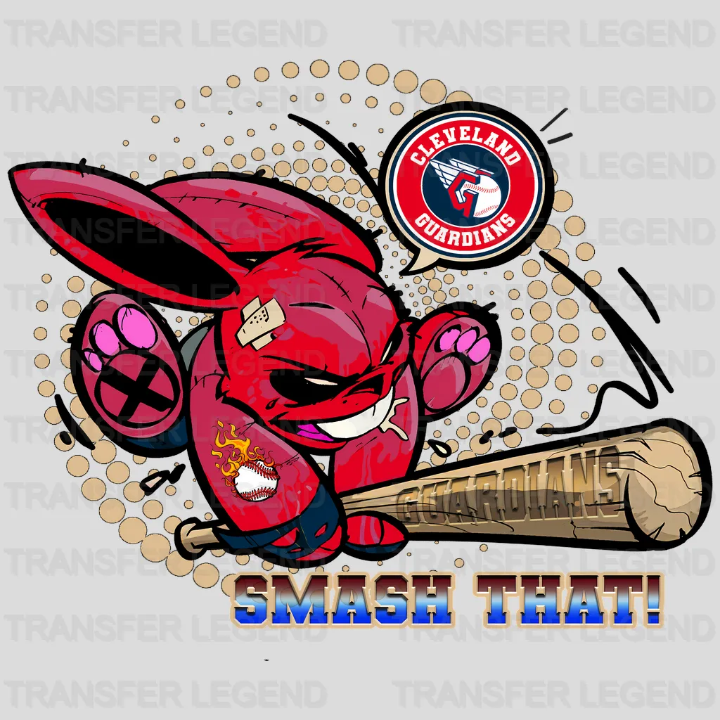 Cleveland Guardians MLB Mascot Head Cartoon Graphic - DTF Iron On Transfer