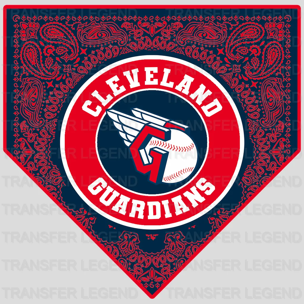 Cleveland Guardians MLB Diamond Shape Logo Emblem - DTF Iron On Transfer