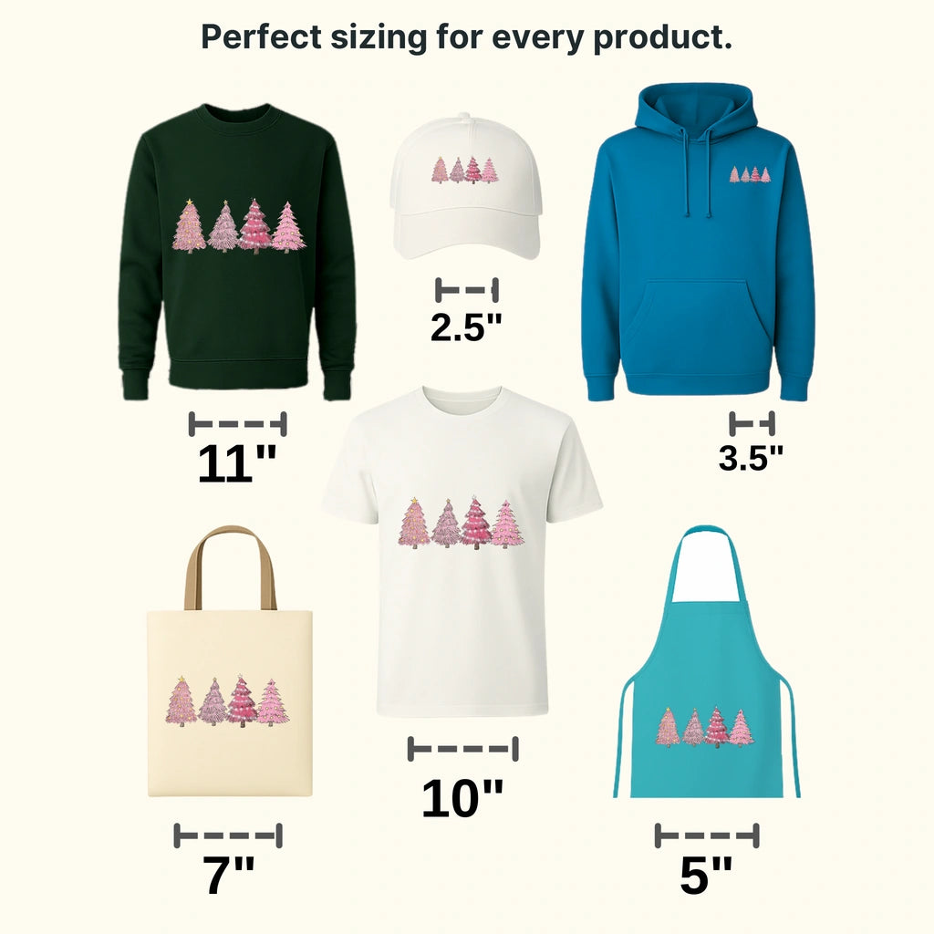 TREES Christmas Design - DTF heat transfer - transferlegend