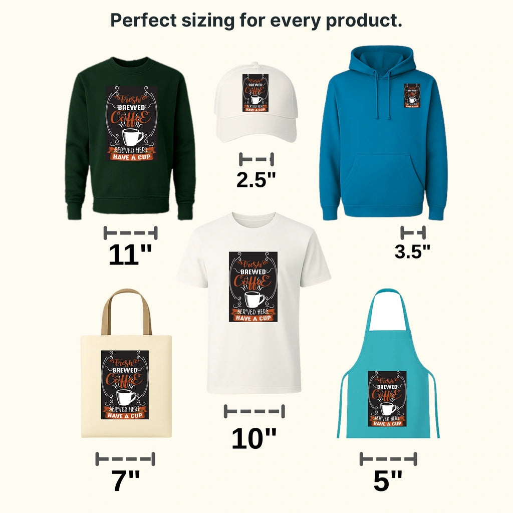 Fresh Brewed Coffee Design - DTF Heat Transfer - transferlegend