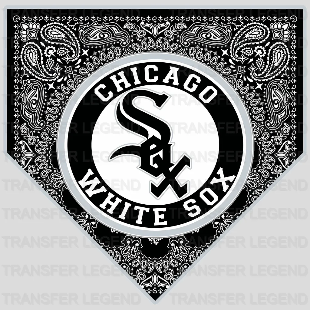 Chicago White Sox MLB Diamond Shape Logo Emblem - DTF Iron On Transfer