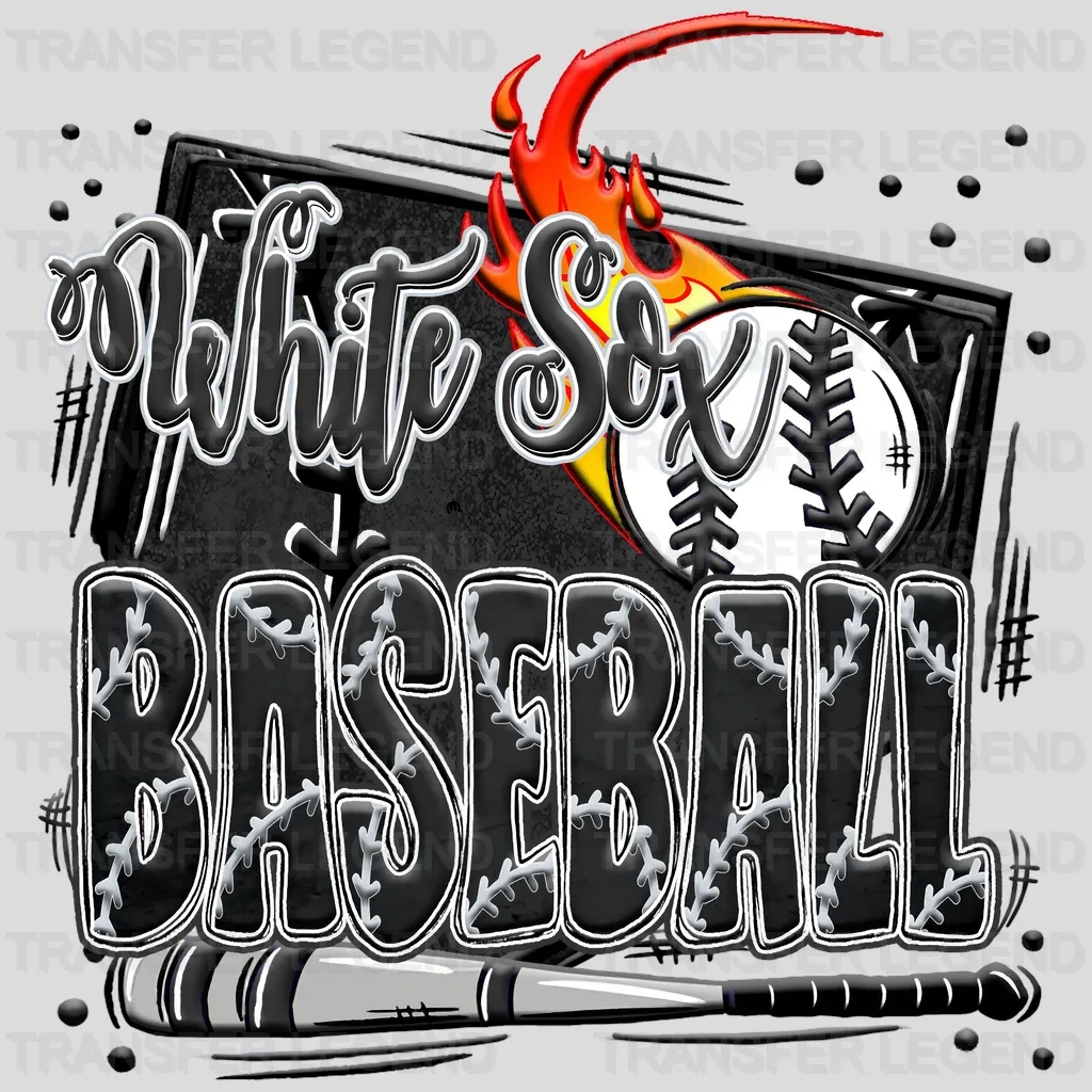 Chicago White Sox MLB Chicago White White Sox DTF Iron On Transfer