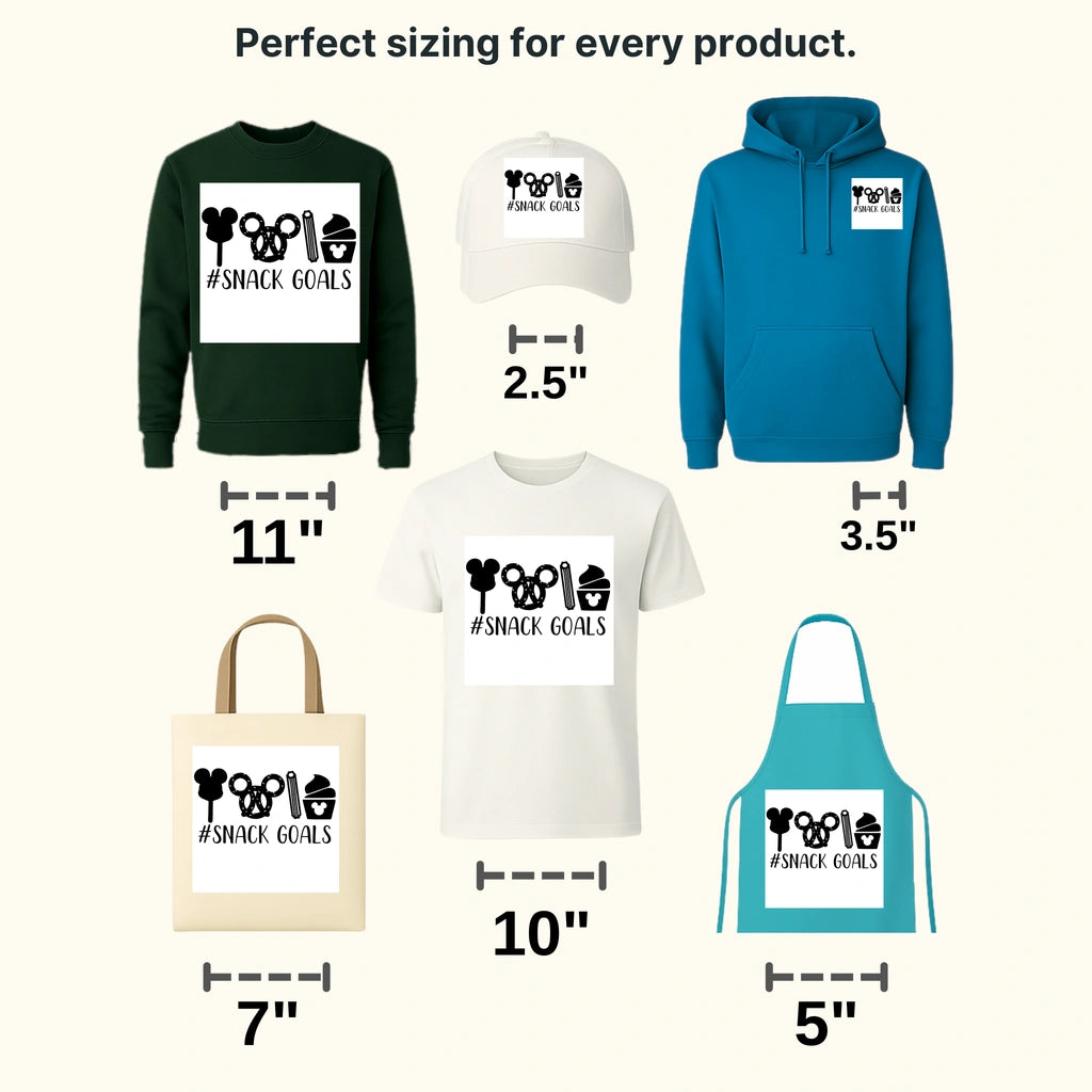 SnackGoals Design - DTF heat transfer - transferlegend