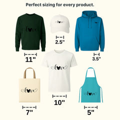 Mouse And Mi Love Design - DTF heat transfer - transferlegend