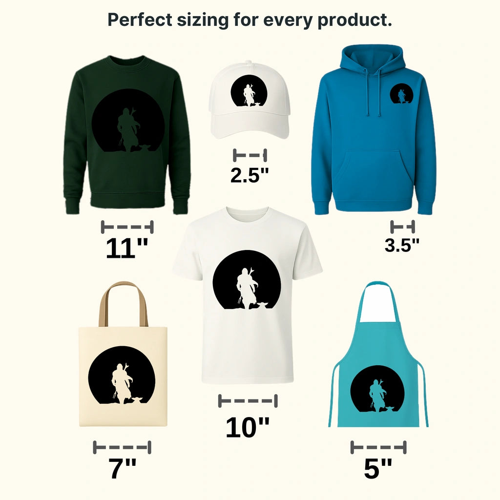 Star Wa Mandalorian Design - DTF heat transfer - transferlegend