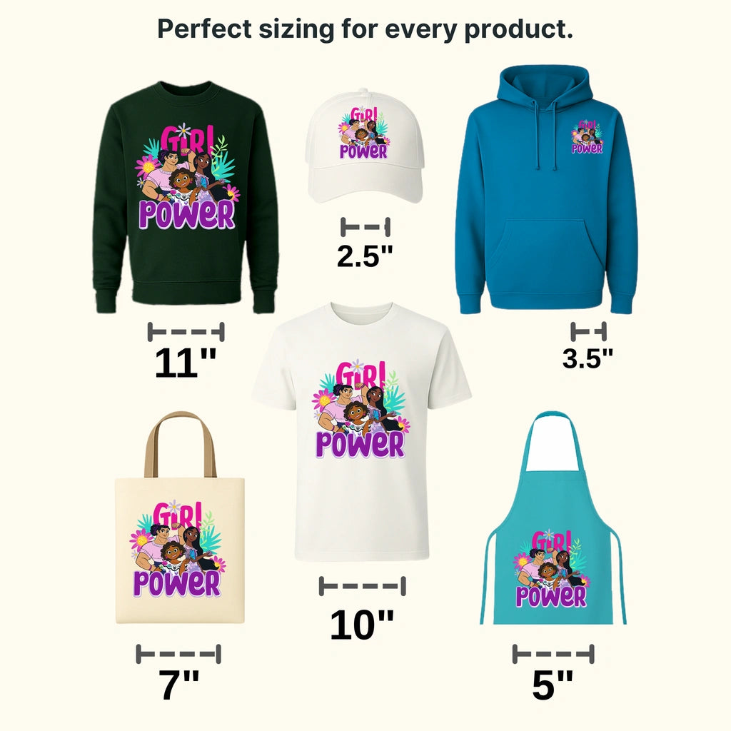 Encanto Girl Power Design - DTF heat transfer - transferlegend