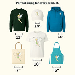 Head Tinkerbell Design - DTF heat transfer - transferlegend