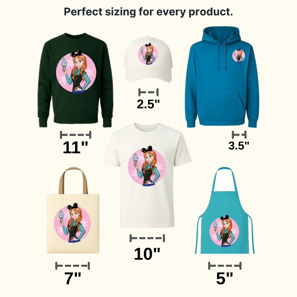 Snacks Anna - Frozen Design - DTF heat transfer - transferlegend