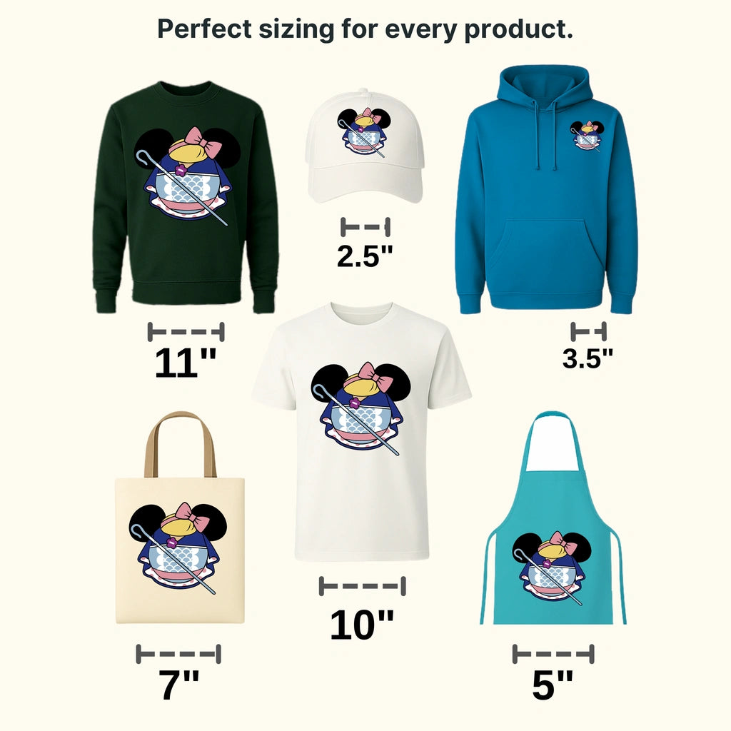 Ears Bowpeep Design - DTF heat transfer - transferlegend