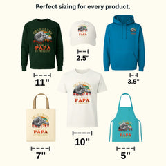 Being A Dad Is An Honor Being A Papa Is Priceless Design - DTF heat transfer - transferlegend
