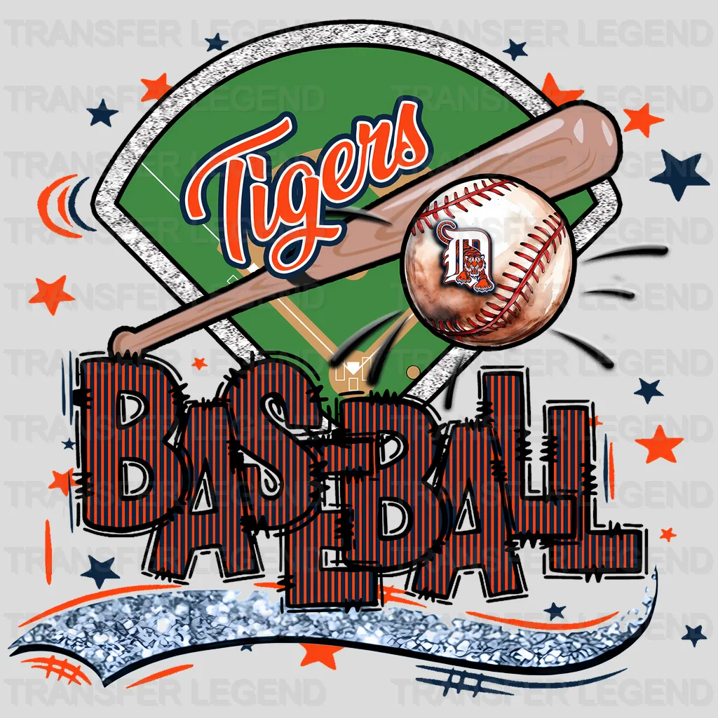 Detroit Tigers MLB DTF Iron On Transfer