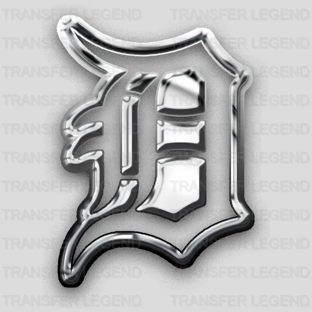 Detroit Tigers MLB Classic Old English D Logo - DTF Iron On Transfer