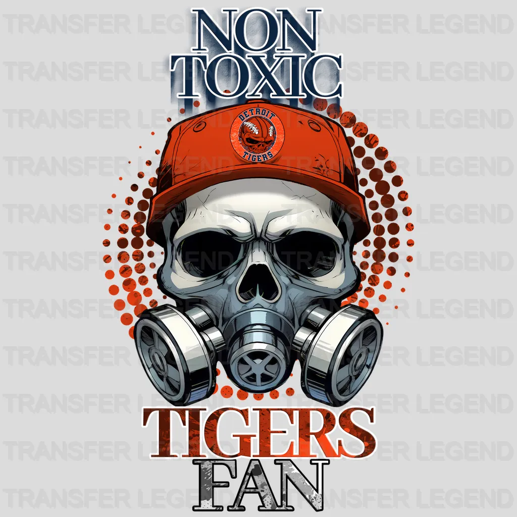 Detroit Tigers MLB Non Toxic Fan DTF Iron On Transfer