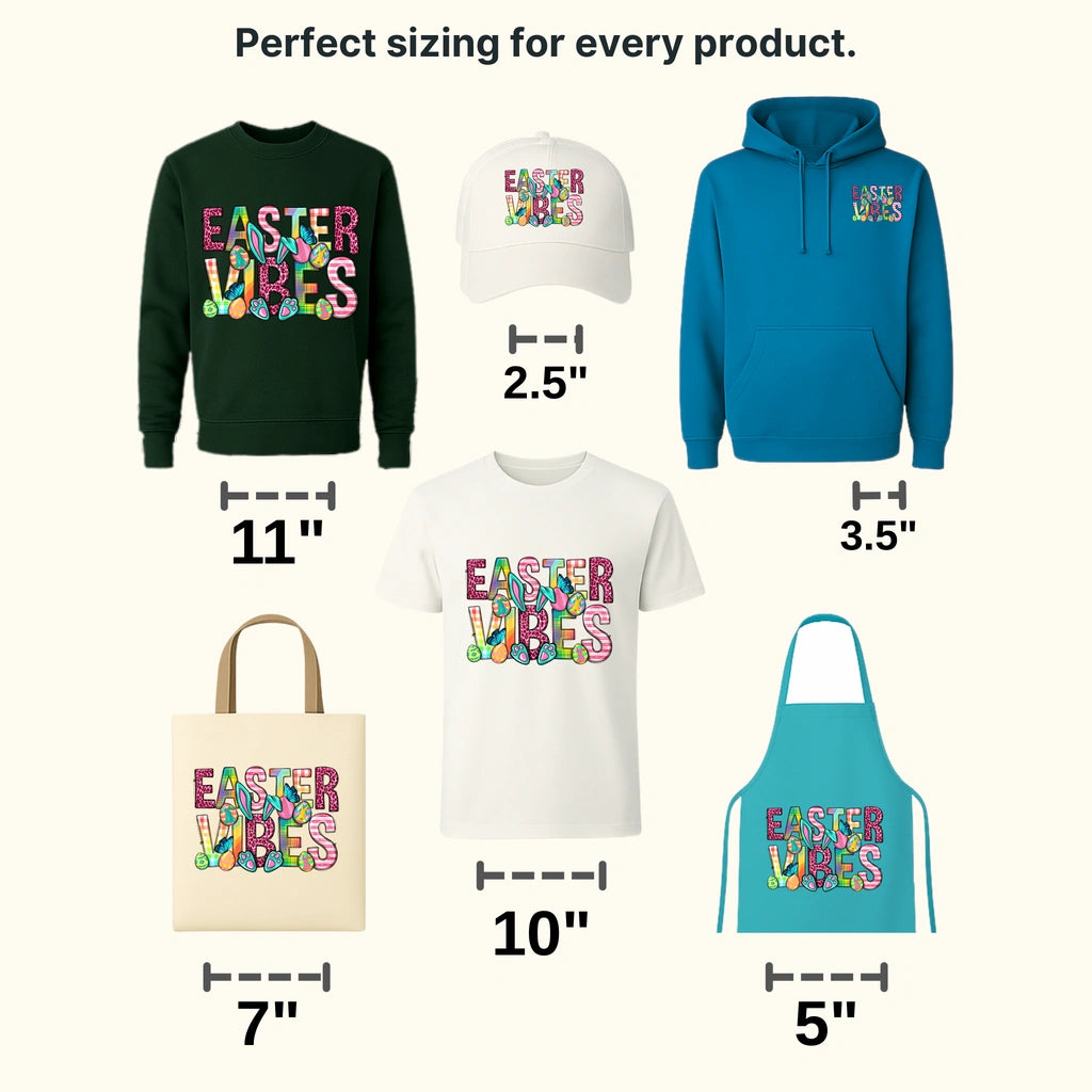 Easter Vibes Design - DTF heat transfer - transferlegend