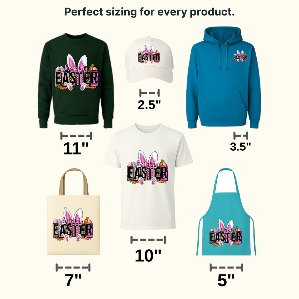 Happy Easter Bunny Design - DTF heat transfer - transferlegend