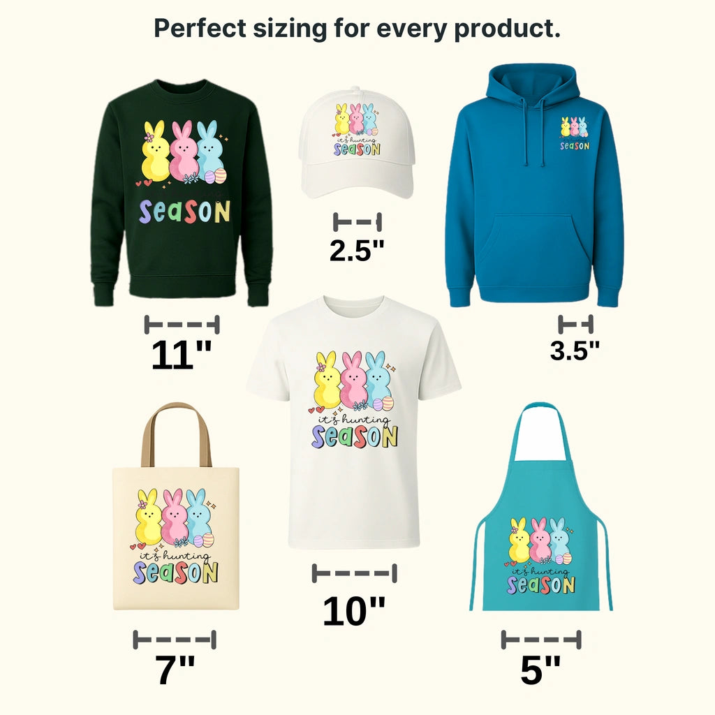 Easter Bunnies It's Haunting Season Design- DTF heat transfer - transferlegend