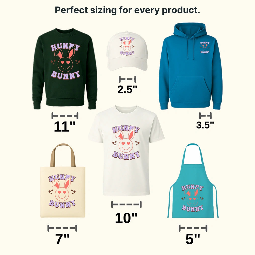 Hunny Bunny Easter Design - DTF heat transfer - transferlegend